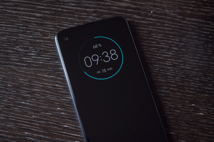 Das Always-On-Display im One Action (Bild: Martin Wolf/Golem.de)