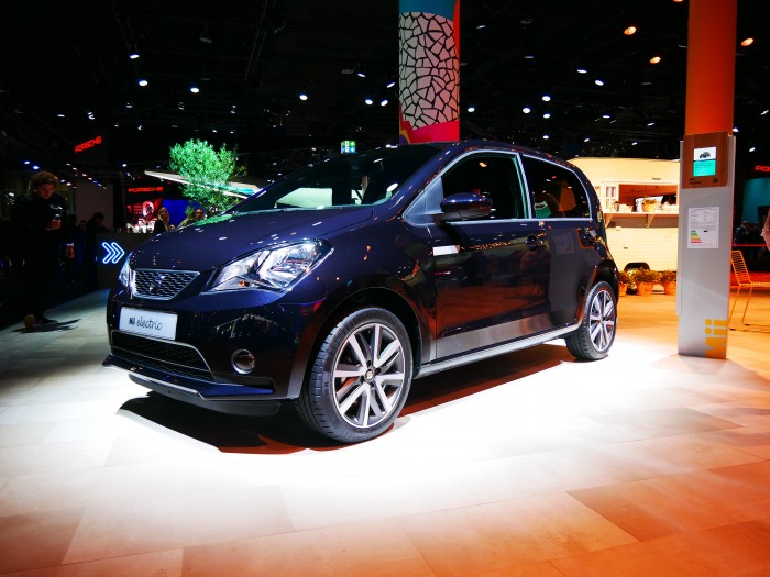 Seat zeigt den vollelektrischen Mi. Er ist dem Citigo von Skoda sehr ähnlich. (Foto: Dirk Kunde)