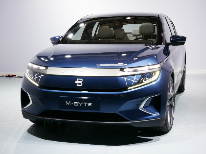 Byton zeigt in Frankfurt erstmals die Serienversion des SUV M-Byte. (Foto: Dirk Kunde)