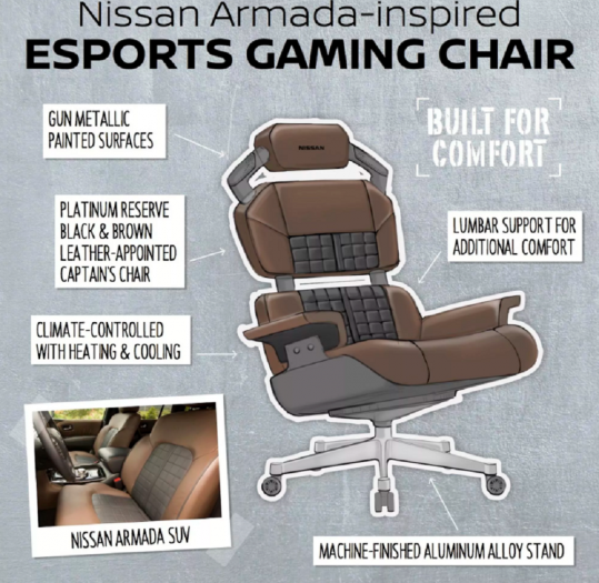 Nissan-Gaming-Stuhl (Bild: Nissan)