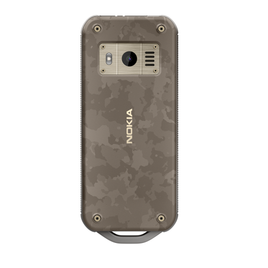 Das Nokia 800 Tough ist auch in einem sandfarbenen Tarnmuster erhältlich. (Bild: Nokia)