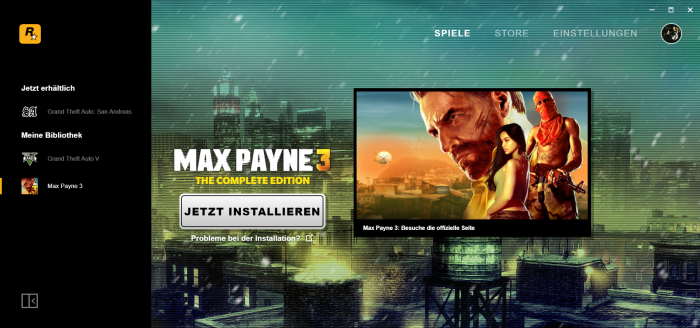 Rockstar Games Launcher (Rechteinhaber: Rockstar/Screenshot: Golem.de)