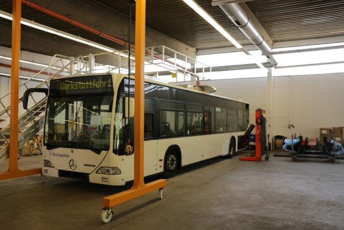 Vier Wochen soll die Umrüstung in Partnerwerkstätten dauern. (Foto: Friedhelm Greis) 