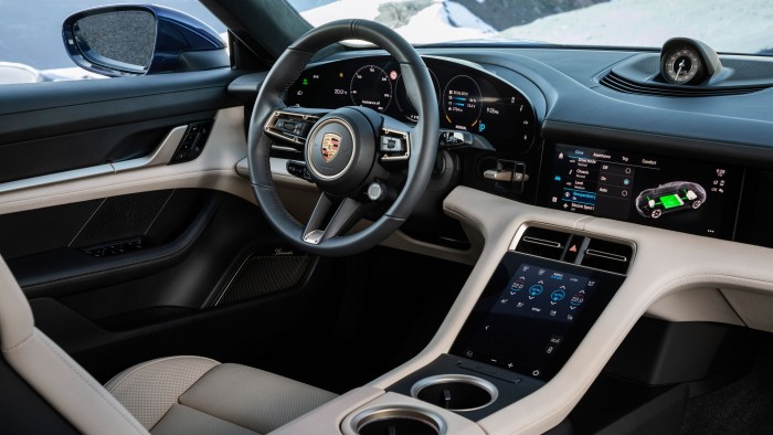Das Interieur des Elektroautos (Bild: Porsche)