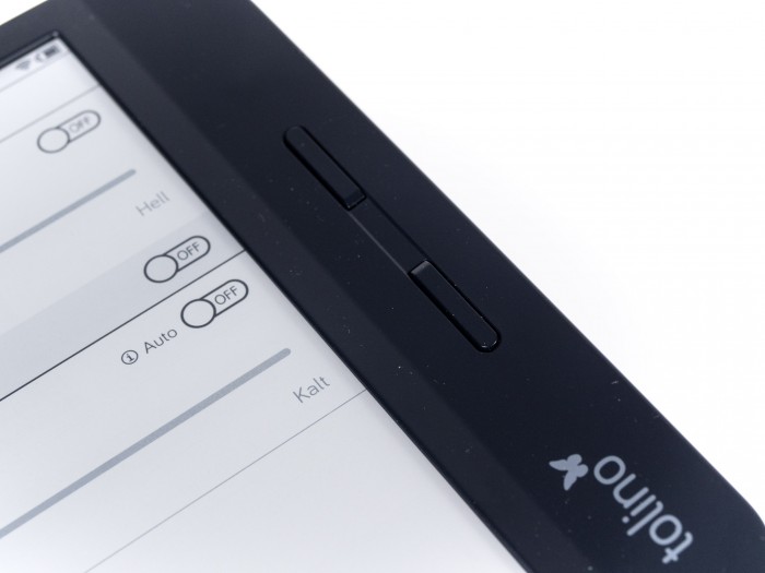 Die Blättertasten des Vision 5 (Bild: Martin Wolf/Golem.de)