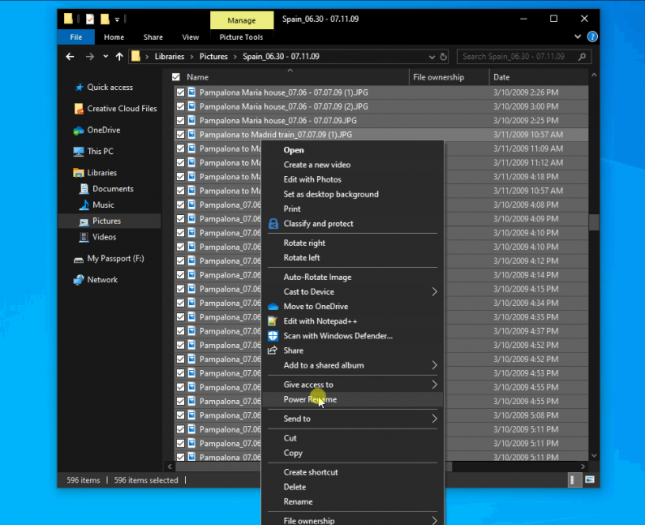 Powerrename (Bild: Microsoft)