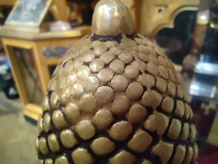 Ein Detail des Altars der Jungfrau von Almudena, aufgenommen mit dem Makro-Objektiv des Mi Note 10 (Bild: Tobias K&ouml;ltzsch/Golem.de)