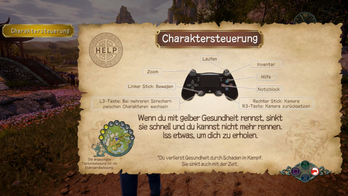 Die Bedienung am Gamepad wirkt durchdacht. (Bild: Deep Silver/Screenshot: Golem.de)