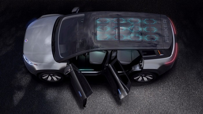Solarzellen auf dem Dach sollen Strom in den Akku speisen. (Bild: Fisker)