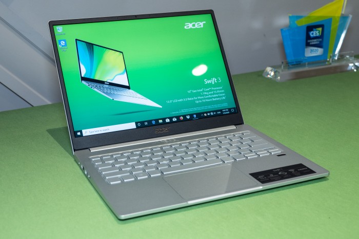 Die Intel-Version des Acer Swift 3 (Bild: Martin Wolf/Golem.de)