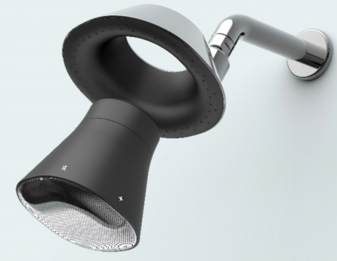 Duschkopf mit Alexa-Lautsprecher (Bild: Kohler)