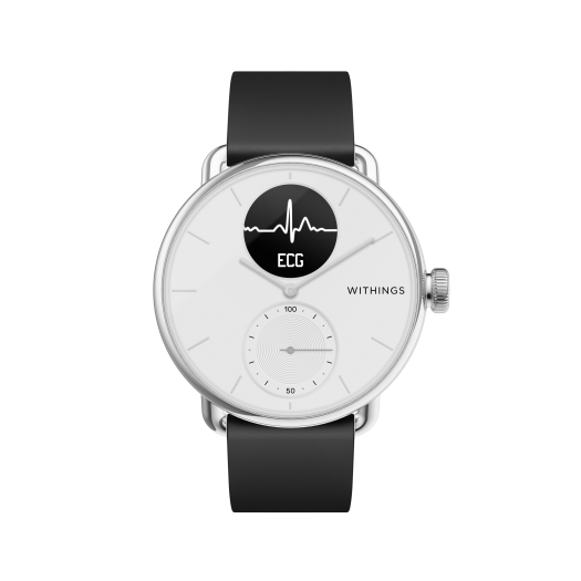 Mit der Scanwatch können Nutzer ein EKG anfertigen lassen. (Bild: Withings)