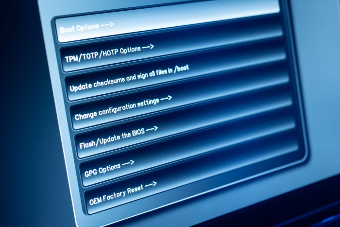 Das Optionsmenü von Heads. (Bild: Martin Wolf/Golem.de)