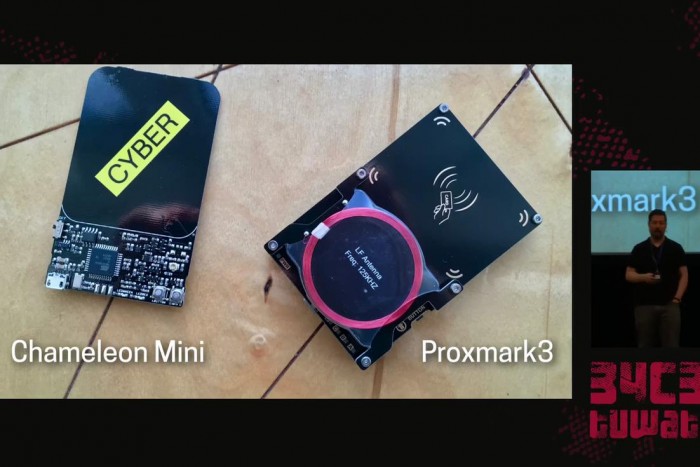 Mathias Dalheimer vom CCC zeigte bereits vor zwei Jahren, wie sich Ladekarten einfach klonen lassen. (Screenshot: Golem.de)