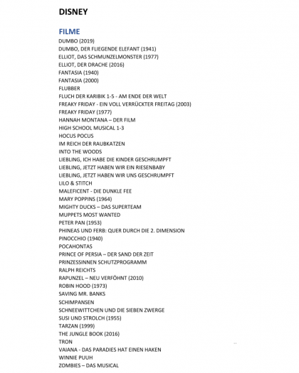 Diese Filme aus dem Disney-Sortiment wird es bei Disney+ geben - Auswahl (Teil 2). (Bild: Disney)