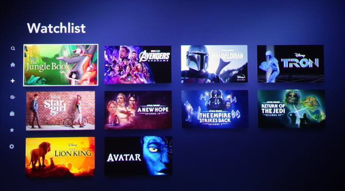 Disney+ in der niederländischen Version - die Merkliste (Bild: Ingo Pakalski/Golem.de)