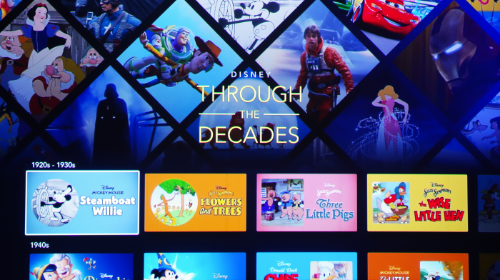 Disney+ in der niederländischen Version - alle Inhalte von Disney+ nach Jahrzehnten sortiert (Bild: Ingo Pakalski/Golem.de)