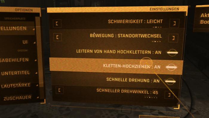 Ein paar Feinheiten bei der Steuerung können wir unseren Wünschen anpassen. (Bild: Valve/Screenshot: Golem.de)