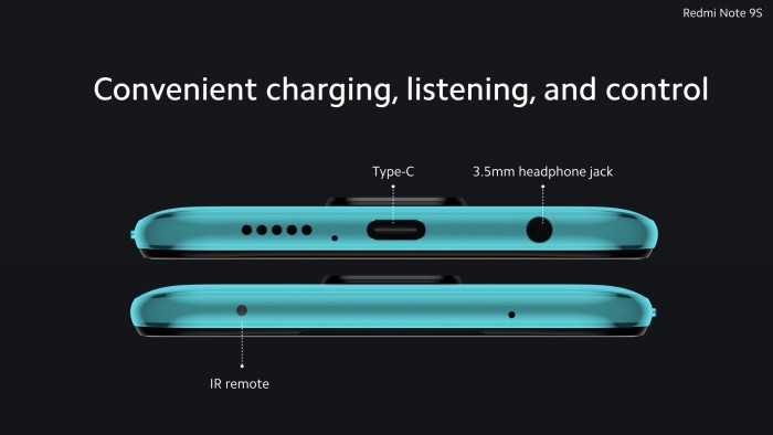 Das Redmi Note 9S hat unter anderem eine Klinkenbuchse für Kopfhörer. (Bild: Xiaomi)