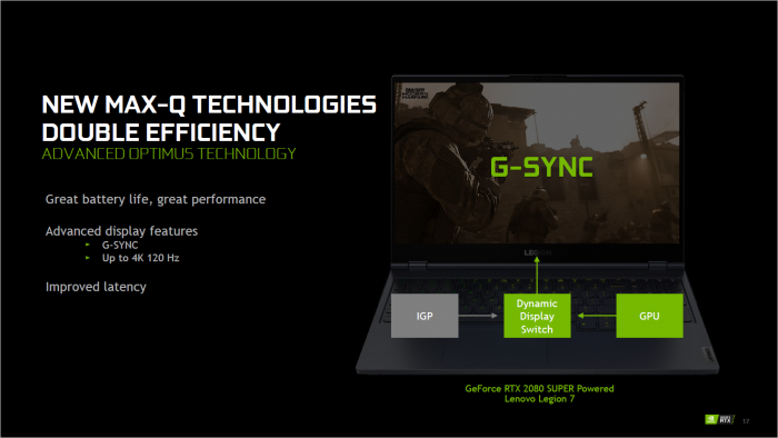 Präsentation zu den Geforce RTX Super Mobile (Bild: Nvidia)