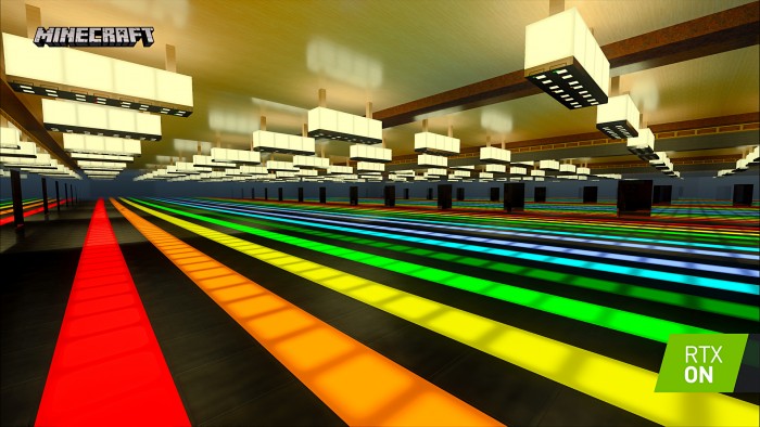 Minecraft RTX mit Path Tracing (Bild: Nvidia)