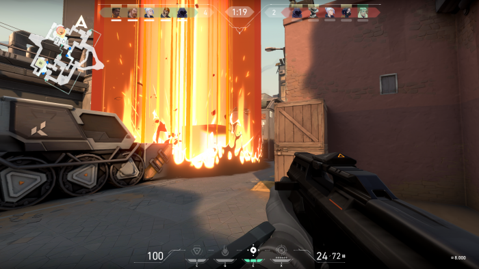 ... und dort landet etwas später der Luftschlag. (Bild: Riot Games/Screenshot: Golem.de)