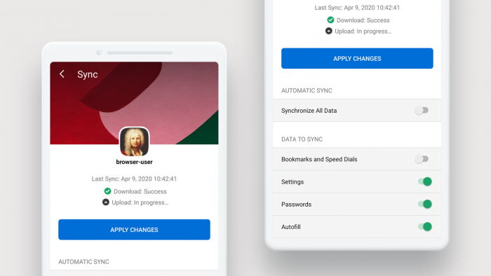 Daten lassen sich zwischen verschiedenen Vivaldi-Versionen synchronisieren. (Bild: Vivaldi)
