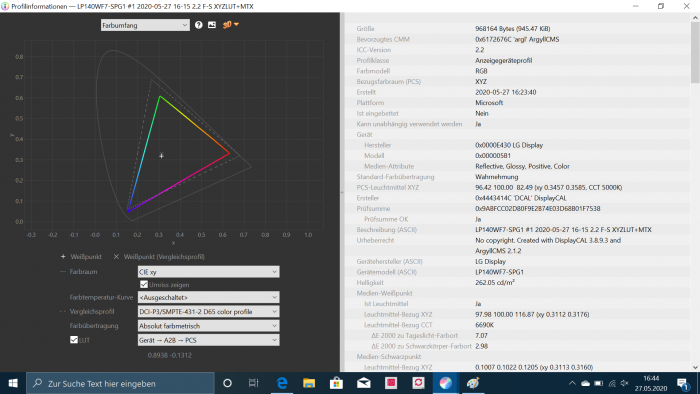Schwächen bei grünen und roten Tönen (Bild: Oliver Nickel/Golem.de)