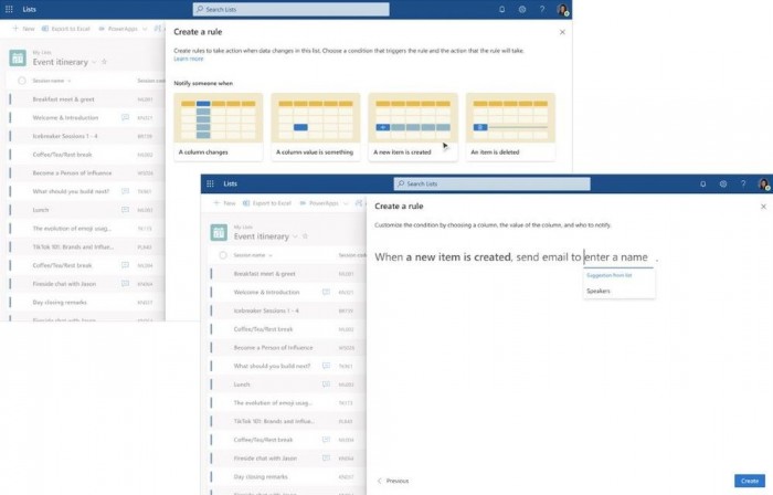 Microsoft Lists (Bild: Microsoft)