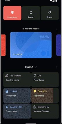 Smart-Home-Steuerung in Android 11 (Bild: Google)