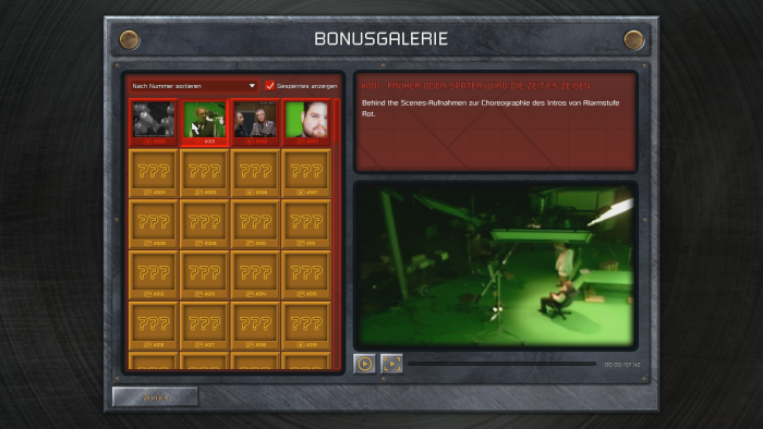 Im Verlauf schalten wir Bonusmaterial frei. (Bild: Petroglyph/Screenshot: Golem.de)