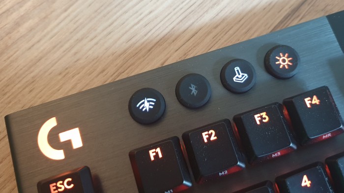 Hier ist der Spielemodus aktiviert, der Tasten deaktiviert. (Bild: Oliver Nickel/Golem.de)