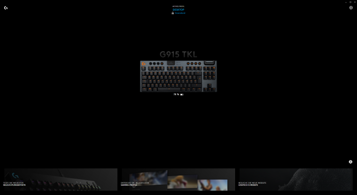 Die Software zeigt den Akkustand an. (Screenshot: Oliver Nickel/Golem.de)