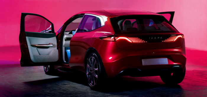 Izera Schr&auml;ghecklimousine (Bild: Electromobility Poland)