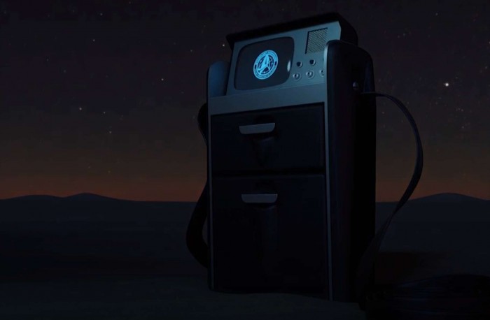 Oben wird es ein funktionierendes LC-Display geben. (Bild: The Wand Company/Screenshot: Golem.de)