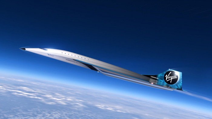 Konzept für ein Überschallverkehrsflugzeug von Virgin Galactic (Bild: Virgin Galactic)