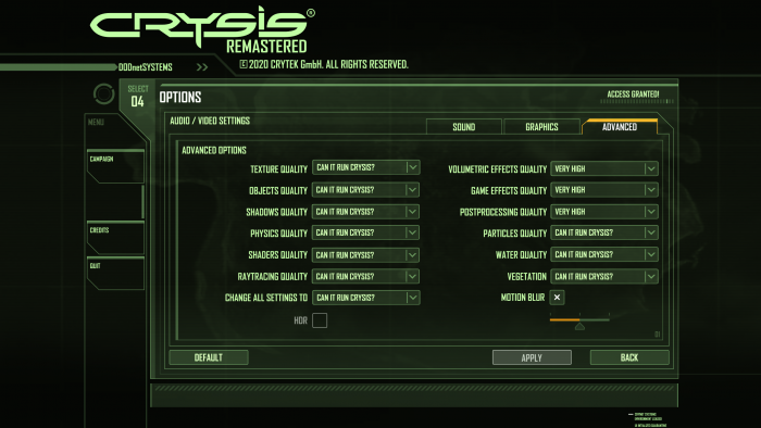 Impressionen aus Crysis Remastered  (Rechteinhaber: Crytek, Screenshot: Golem.de)