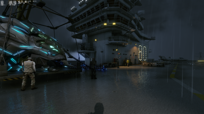 Ohne verschwinden viele der Reflexionen auf dem Deck. (Rechteinhaber: Crytek, Screenshot: Golem.de)