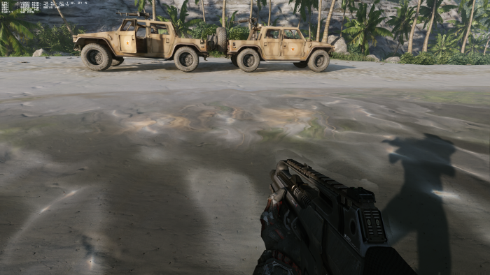 Wird Raytracing abgeschaltet, gibt es nur  einen schwachen Ersatz. (Rechteinhaber: Crytek, Screenshot: Golem.de)