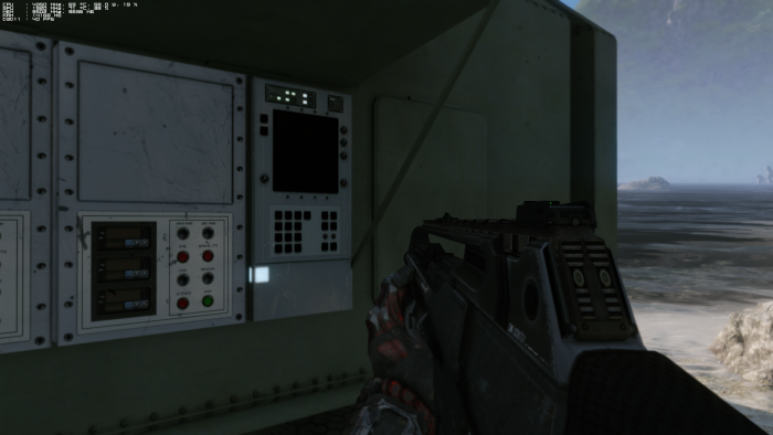 ... der sich ansonsten gar nicht im Metall spiegeln würde. (Rechteinhaber: Crytek, Screenshot: Golem.de)