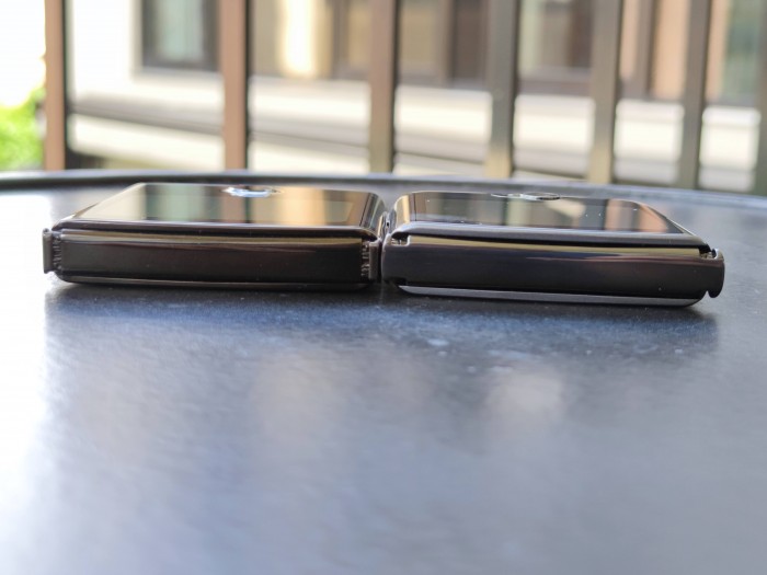 Das neue Razr ist etwas dicker als das vorige Modell. (Bild: Tobias Költzsch/Golem.de)