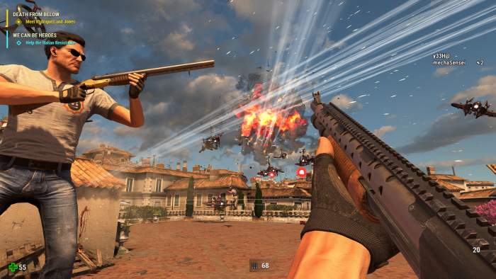 Im Coop macht Serious Sam 4 am meisten Spaß. (Rechteinhaber: Croteam, Screenshot: Golem.de)