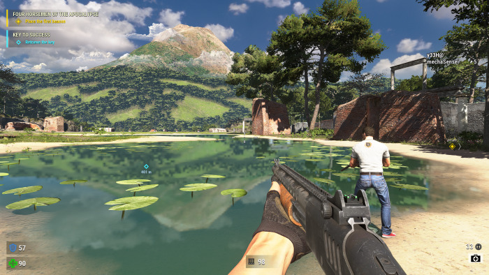 Grafisch hat Serious Sam 4 so seine Schwächen. (Rechteinhaber: Croteam, Screenshot: Golem.de)