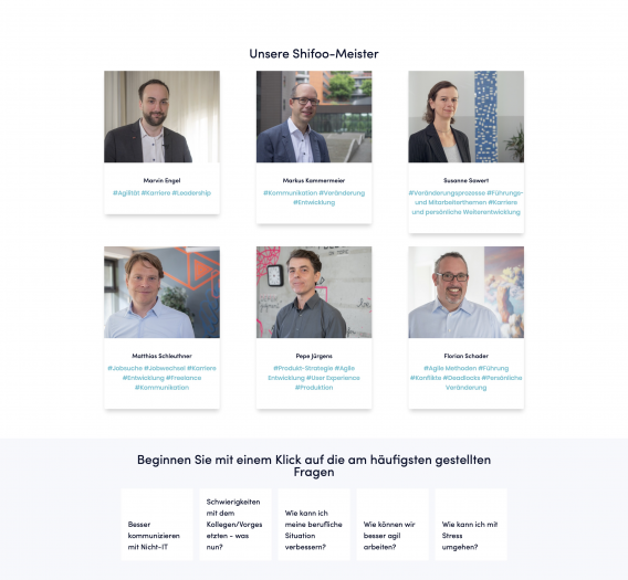 Die Shifoo-Startseite  (Screenshot: Golem.de)