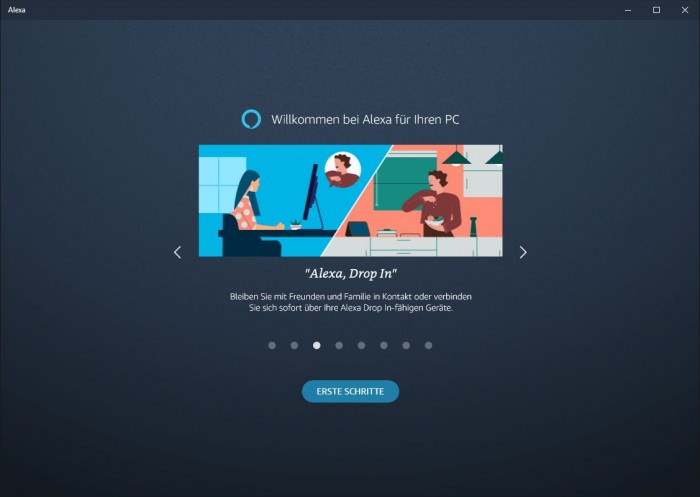 Alexa-App für Windows 10 (Bild: Amazon/Screenshot: Golem.de)
