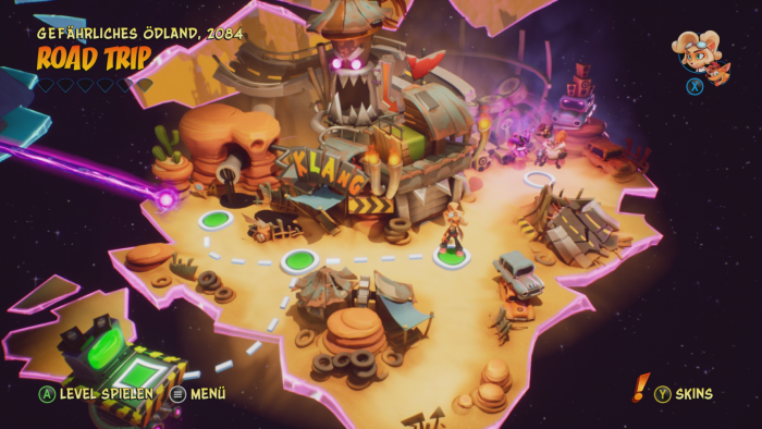 Auf der Dimensionskarte wählen wir den nächsten Einsatz aus. (Bild: Activision/Screenshot: Golem.de)