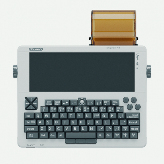 Für den Rechner ist auch ein Thermalprinter erhältlich. (Bild: Clockwork)