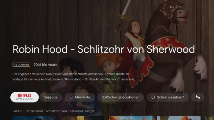 Suchen wir nach Robin Hood, findet Google nur einen Treffer, obwohl es viel mehr Verfilmungen gibt. (Bild: Google/ Screenshot: Golem.de)