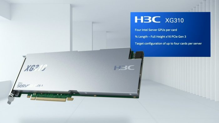 XG310-Steckkarte mit Kühler (Bild: Intel)