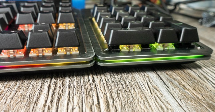 Die Verarbeitung der Tastatur und der Module ist sehr hochwertig. (Bild: Tobias Költzsch/Golem.de)
